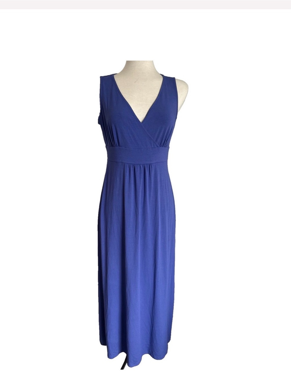 Eileen Fisher Blue Jersey Maxi Dress